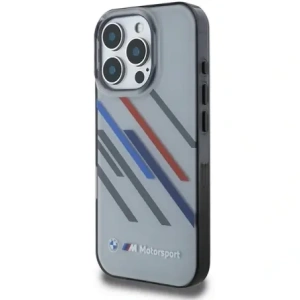 Kup Etui BMW BMHCP16L23HTRAG Apple iPhone 16 Pro hardcase Motorsport IML Random Stripes szary/grey - BMW736 - {ean13} - Sklep Home Screen