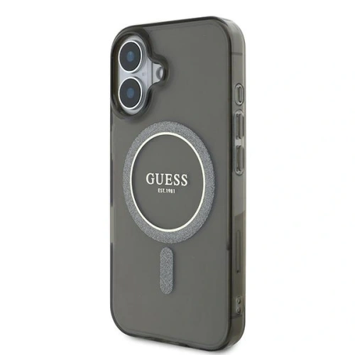 Kup Etui Guess GUHMP16MHFGEREK Apple iPhone 16 Plus hardcase IML Glitter Circle MagSafe černý/black - GUE4194 - {ean13} - Sklep Home Screen