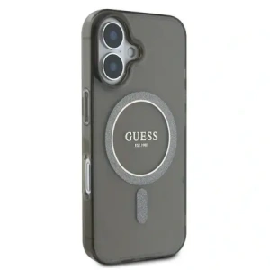 Kup Etui Guess GUHMP16MHFGEREK Apple iPhone 16 Plus hardcase IML Glitter Circle MagSafe černý/black - GUE4194 - {ean13} - Sklep Home Screen