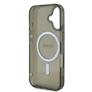 Kup Guess GUHMP16MHFGEREK Apple iPhone 16 Plus hardcase IML Glitter Circle MagSafe negru - GUE4194 - {ean13} - Sklep Home Screen