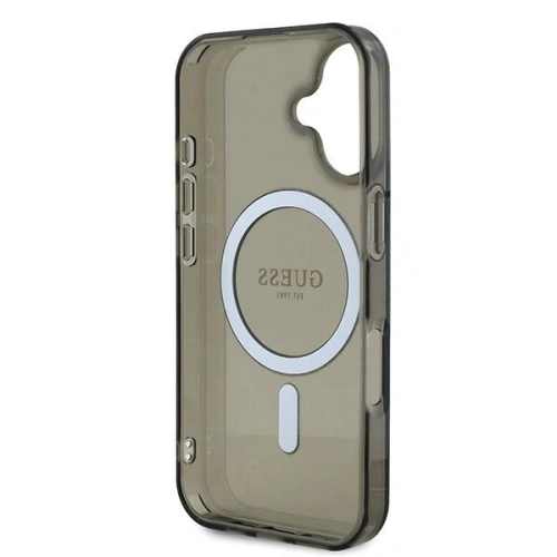 Kup Guess GUHMP16MHFGEREK Apple iPhone 16 Plus Hardcase IML Glitter Circle MagSafe schwarz - GUE4194 - {ean13} - Sklep Home Screen
