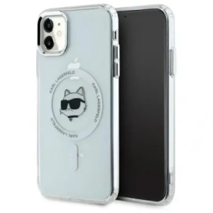 Kup Karl Lagerfeld KLHMN61HLSCHH Apple iPhone 11 / XR Hartschale IML Metall Choupette Kopf MagSafe weiß - KLD21821 - {ean13} - Sklep Home Screen