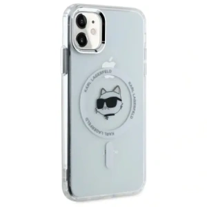 Kup Karl Lagerfeld KLHMN61HLSCHH Apple iPhone 11 / XR Hartschale IML Metall Choupette Kopf MagSafe weiß - KLD21821 - {ean13} - Sklep Home Screen