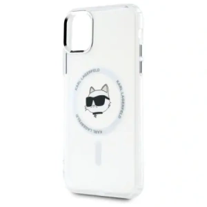 Kup Karl Lagerfeld KLHMN61HLSCHH Apple iPhone 11 / XR Hartschale IML Metall Choupette Kopf MagSafe weiß - KLD21821 - {ean13} - Sklep Home Screen