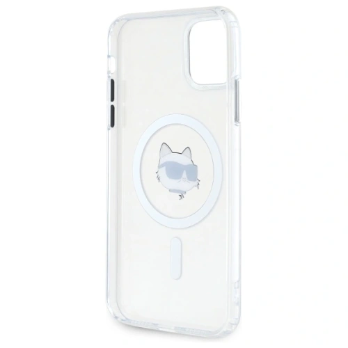 Kup Karl Lagerfeld KLHMN61HLSCHH Apple iPhone 11 / XR Hartschale IML Metall Choupette Kopf MagSafe weiß - KLD21821 - {ean13} - Sklep Home Screen