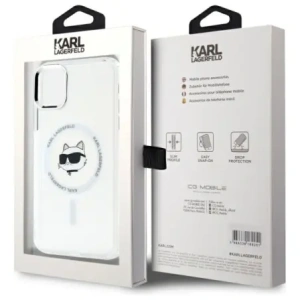 Kup Karl Lagerfeld KLHMN61HLSCHH Apple iPhone 11 / XR Hartschale IML Metall Choupette Kopf MagSafe weiß - KLD21821 - {ean13} - Sklep Home Screen