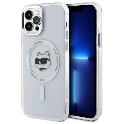 Kup Etui Karl Lagerfeld KLHMP12MHLSCHH Apple iPhone 12 / 12 Pro hardcase IML Metal Choupette Head MagSafe bílý/white - KLD21822 - {ean13} - Sklep Home Screen
