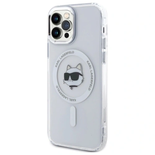 Kup Etui Karl Lagerfeld KLHMP12MHLSCHH Apple iPhone 12 / 12 Pro hardcase IML Metal Choupette Head MagSafe bílý/white - KLD21822 - {ean13} - Sklep Home Screen