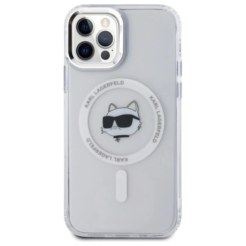 Kup Etui Karl Lagerfeld KLHMP12MHLSCHH Apple iPhone 12 / 12 Pro hardcase IML Metal Choupette Head MagSafe bílý/white - KLD21822 - {ean13} - Sklep Home Screen