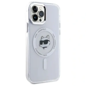 Kup Etui Karl Lagerfeld KLHMP12MHLSCHH Apple iPhone 12 / 12 Pro hardcase IML Metal Choupette Head MagSafe biały/white - KLD21822 - {ean13} - Sklep Home Screen