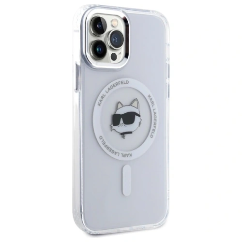 Kup Etui Karl Lagerfeld KLHMP12MHLSCHH Apple iPhone 12 / 12 Pro hardcase IML Metal Choupette Head MagSafe bílý/white - KLD21822 - {ean13} - Sklep Home Screen
