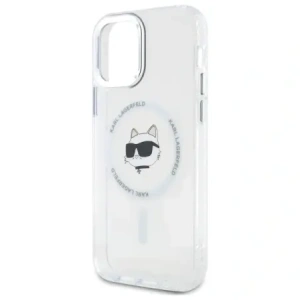 Kup Etui Karl Lagerfeld KLHMP12MHLSCHH Apple iPhone 12 / 12 Pro hardcase IML Metal Choupette Head MagSafe biały/white - KLD21822 - {ean13} - Sklep Home Screen