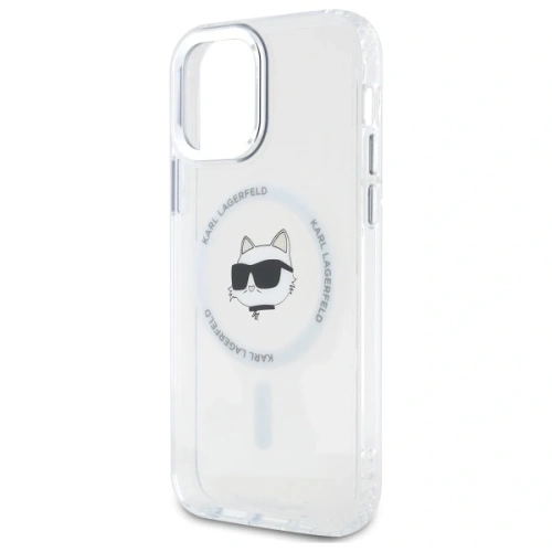 Kup Etui Karl Lagerfeld KLHMP12MHLSCHH Apple iPhone 12 / 12 Pro hardcase IML Metal Choupette Head MagSafe bílý/white - KLD21822 - {ean13} - Sklep Home Screen