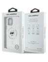 Buy Karl Lagerfeld KLHMP12MHLSCHH Apple iPhone 12 / 12 Pro hardcase IML Metal Choupette Head MagSafe white - KLD21822 - {ean13} - Home Screen Store Europe