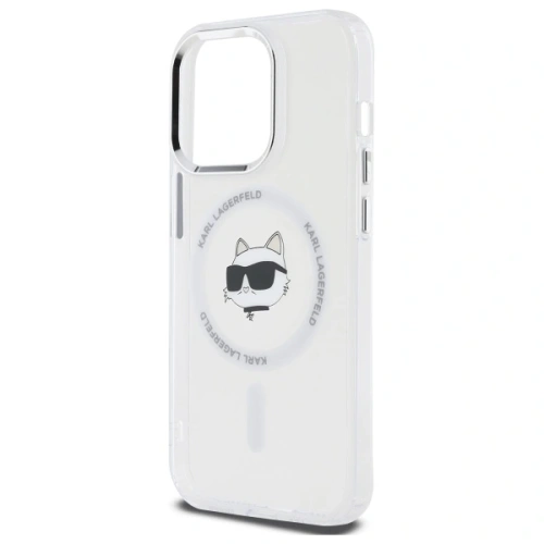 Kup Etui Karl Lagerfeld KLHMP13LHLSCHH Apple iPhone 13 Pro hardcase IML Metal Choupette Head MagSafe bílý/white - KLD21823 - {ean13} - Sklep Home Screen