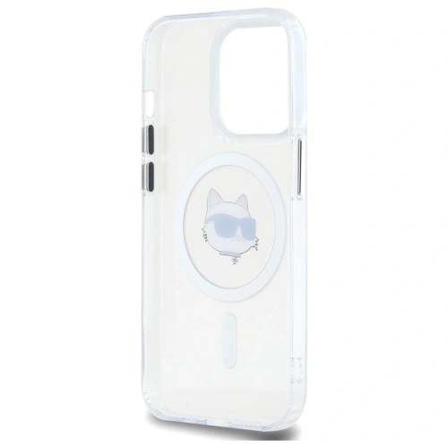 Kup Karl Lagerfeld KLHMP13LHLSCHH Apple iPhone 13 Pro Hartschale IML Metall Choupette Kopf MagSafe weiß - KLD21823 - {ean13} - Sklep Home Screen