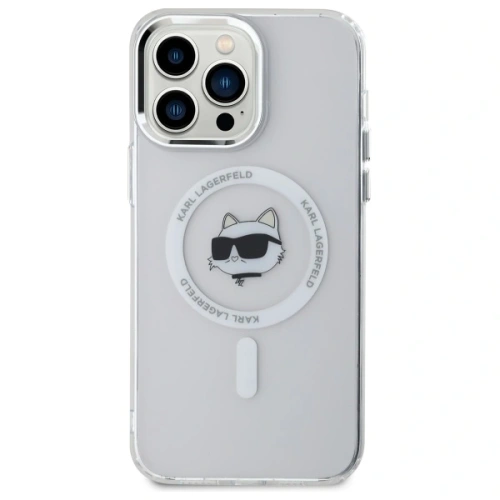 Kup Karl Lagerfeld KLHMP13XHLSCHH Apple iPhone 13 Pro Max Hardcase IML Metall Choupette Kopf MagSafe weiß - KLD21824 - {ean13} - Sklep Home Screen