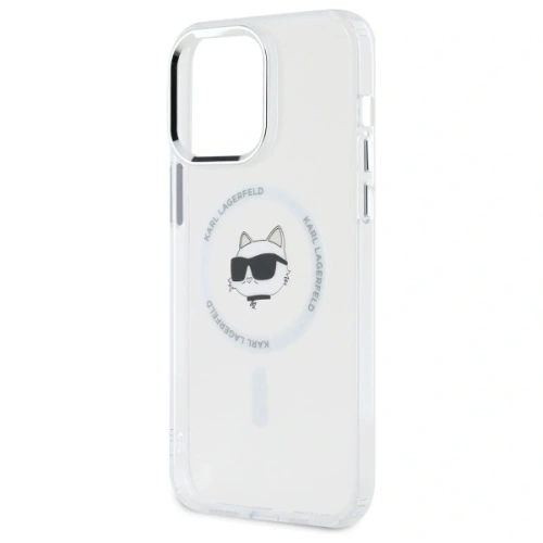 Kup Karl Lagerfeld KLHMP13XHLSCHH Apple iPhone 13 Pro Max Hardcase IML Metall Choupette Kopf MagSafe weiß - KLD21824 - {ean13} - Sklep Home Screen