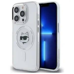 Kup Etui Karl Lagerfeld KLHMP14LHLSCHH Apple iPhone 14 Pro hardcase IML Metal Choupette Head MagSafe biały/white - KLD21825 - {ean13} - Sklep Home Screen