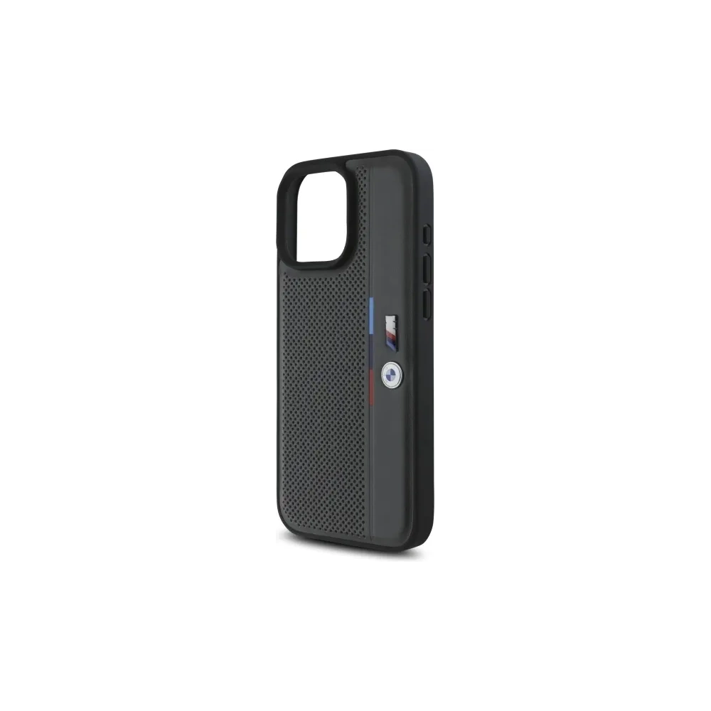 Etui BMW BMHCP16L23PUPVA Apple iPhone 16 Pro hardcase M Perforated Tricolor Detail Line antracyt/anthracite