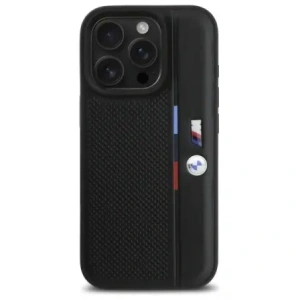 Kup Etui BMW BMHCP16L23PUPVK Apple iPhone 16 Pro hardcase M Perforated Tricolor Detail Line černý/black - BMW743 - {ean13} - Sklep Home Screen