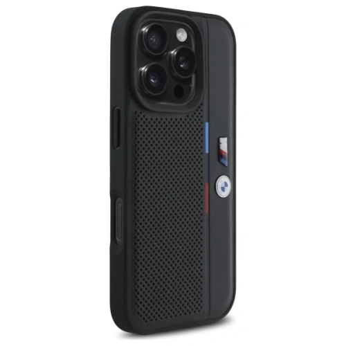 Kup BMW BMHCP16L23PUPVK Apple iPhone 16 Pro Hardcase M Perforierte Tricolor Detaillinie schwarz - BMW743 - {ean13} - Sklep Home Screen
