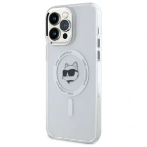 Kup Etui Karl Lagerfeld KLHMP14XHLSCHH Apple iPhone 14 Pro Max hardcase IML Metal Choupette Head MagSafe bílý/white - KLD21826 - {ean13} - Sklep Home Screen
