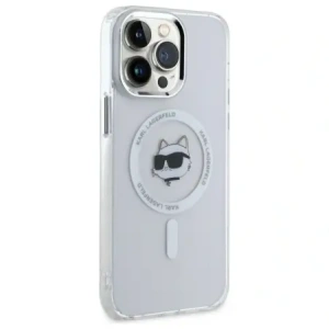 Kup Etui Karl Lagerfeld KLHMP14XHLSCHH Apple iPhone 14 Pro Max hardcase IML Metal Choupette Head MagSafe bílý/white - KLD21826 - {ean13} - Sklep Home Screen