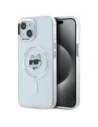 Buy Karl Lagerfeld KLHMP15MHLSCHH Apple iPhone 15 Plus hardcase IML Metal Choupette Head MagSafe white - KLD21829 - {ean13} - Home Screen Store Europe