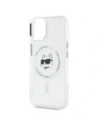 Buy Karl Lagerfeld KLHMP15MHLSCHH Apple iPhone 15 Plus hardcase IML Metal Choupette Head MagSafe white - KLD21829 - {ean13} - Home Screen Store Europe