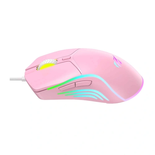 Buy Havit MS1029 RGB wired gaming mouse, 7 buttons (pink) - HVT304 - {ean13} - Home Screen Store Europe