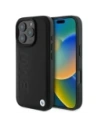 Etui BMW BMHCP16LSLLBK Apple iPhone 16 Pro hardcase Leather Hot Stamp černý/black