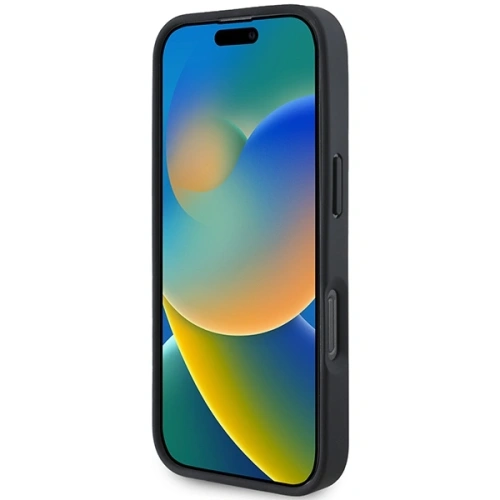 Kup BMW BMHCP16LSLLBK Apple iPhone 16 Pro hardcase din piele cu ștanțare caldă negru - BMW745 - {ean13} - Sklep Home Screen