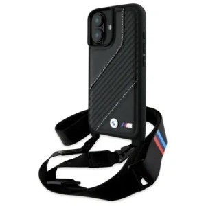 Kup Etui BMW BMHCP16M23PSCCK Apple iPhone 16 Plus hardcase M Edition Carbon Stripe & Strap černý/black - BMW749 - {ean13} - Sklep Home Screen