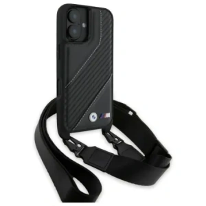 Kup Etui BMW BMHCP16M23PSCCK Apple iPhone 16 Plus hardcase M Edition Carbon Stripe & Strap černý/black - BMW749 - {ean13} - Sklep Home Screen