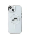 Kup Karl Lagerfeld KLHMP15SHLSKCH Apple iPhone 15 Hardcase IML Metall Karl&Choupette Kopf MagSafe weiß - KLD21831 - {ean13} - Sklep Home Screen