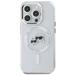 Kup Etui Karl Lagerfeld KLHMP15XHLSKCH Apple iPhone 15 Pro Max hardcase IML Metal Karl&Choupette Head MagSafe biały/white - KLD21833 - {ean13} - Sklep Home Screen