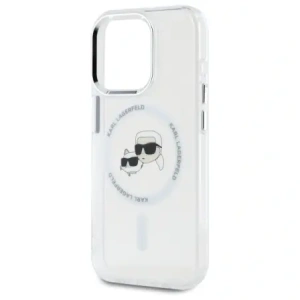 Kup Etui Karl Lagerfeld KLHMP15XHLSKCH Apple iPhone 15 Pro Max hardcase IML Metal Karl&Choupette Head MagSafe biały/white - KLD21833 - {ean13} - Sklep Home Screen
