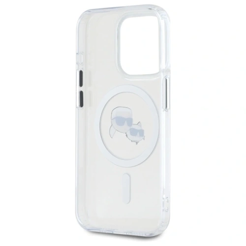 Kup Etui Karl Lagerfeld KLHMP15XHLSKCH Apple iPhone 15 Pro Max hardcase IML Metal Karl&Choupette Head MagSafe biały/white - KLD21833 - {ean13} - Sklep Home Screen