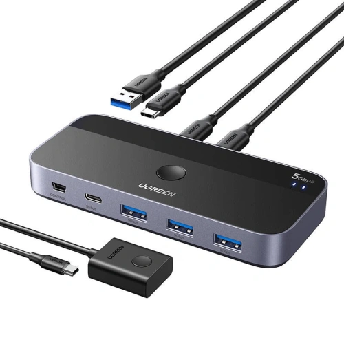 Kup UGREEN CM687 USB 3.0 Switch / Switch 2x4 - UGR5582 - {ean13} - Sklep Home Screen