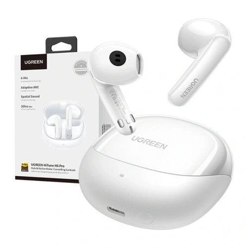 Buy UGREEN HiTune H6 Pro Hybrid noise-cancelling wireless in-ear headphones WS203 (white) - UGR5585 - {ean13} - Home Screen Store Europe
