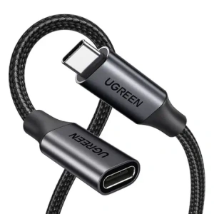 Kup USB-C prodlužovací kabel 3.2 UGREEN US372 mužský USB-C na ženský USB-C Gen 2 1m (černý) - UGR5586 - {ean13} - Sklep Home Screen