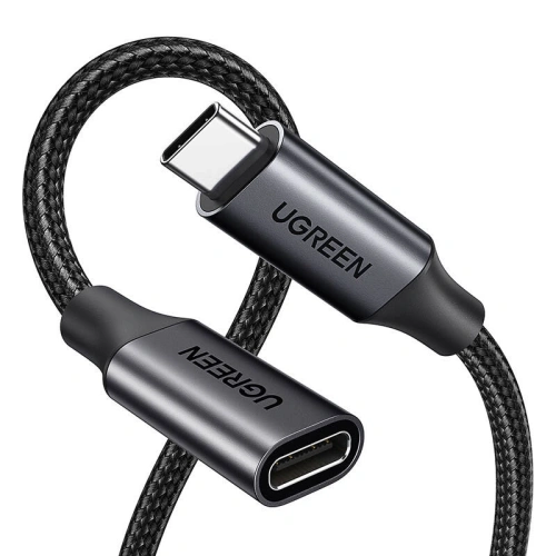 Buy UGREEN US372 USB-C 3.2 male to USB-C Gen 2 female extension cable 1m (black) - UGR5586 - {ean13} - Home Screen Store Europe