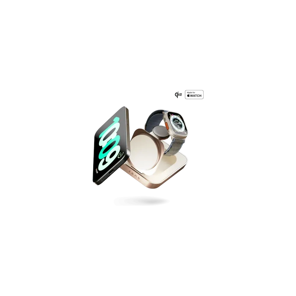 Ładowarka bezprzewodowa ZENS Nightstand Charger Pro 2 Qi2 15W MagSafe (copper)