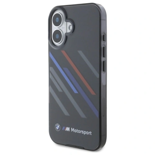Kup Etui BMW BMHCP16S23HTRAK Apple iPhone 16 hardcase Motorsport IML Random Stripes černý/black - BMW752 - {ean13} - Sklep Home Screen