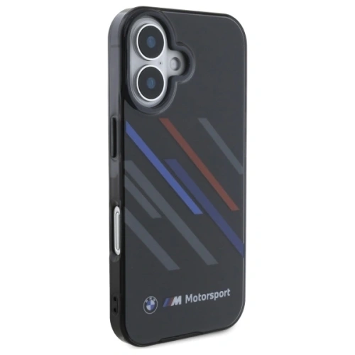 Kup Etui BMW BMHCP16S23HTRAK Apple iPhone 16 hardcase Motorsport IML Random Stripes černý/black - BMW752 - {ean13} - Sklep Home Screen