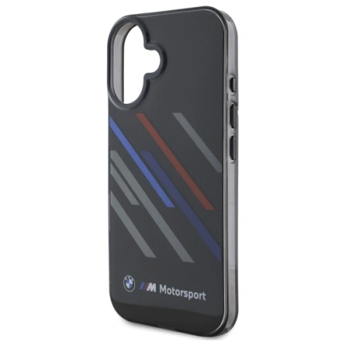 Kup Etui BMW BMHCP16S23HTRAK Apple iPhone 16 hardcase Motorsport IML Random Stripes černý/black - BMW752 - {ean13} - Sklep Home Screen
