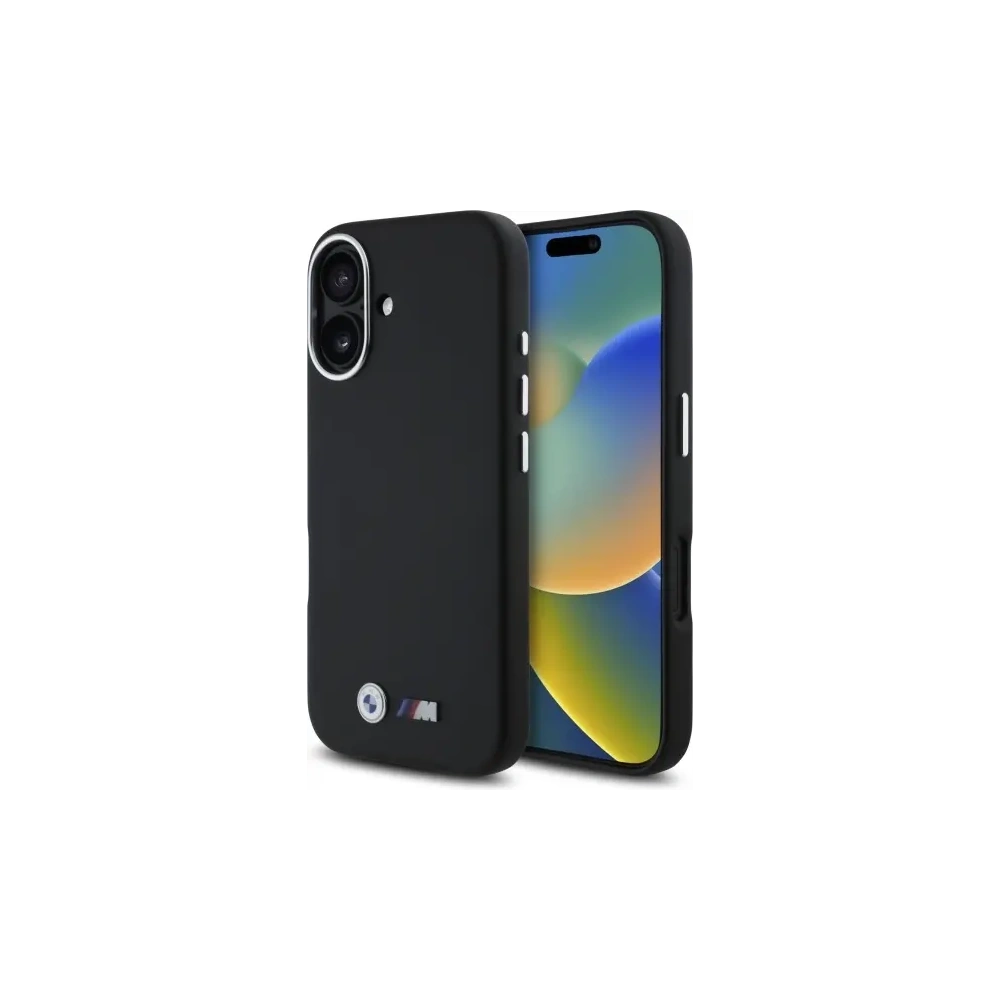 Etui BMW BMHCP16S23PMWK Apple iPhone 16 hardcase M Smooth Full Wrapped Metal czarny/black