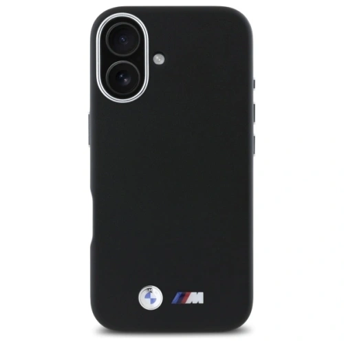 Buy BMW BMHCP16S23PMWK Apple iPhone 16 hardcase M Smooth Full Wrapped Metal black - BMW753 - {ean13} - Home Screen Store Europe