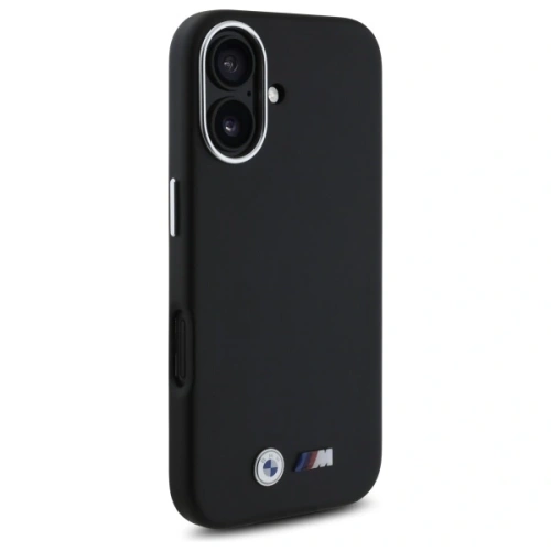 Buy BMW BMHCP16S23PMWK Apple iPhone 16 hardcase M Smooth Full Wrapped Metal black - BMW753 - {ean13} - Home Screen Store Europe